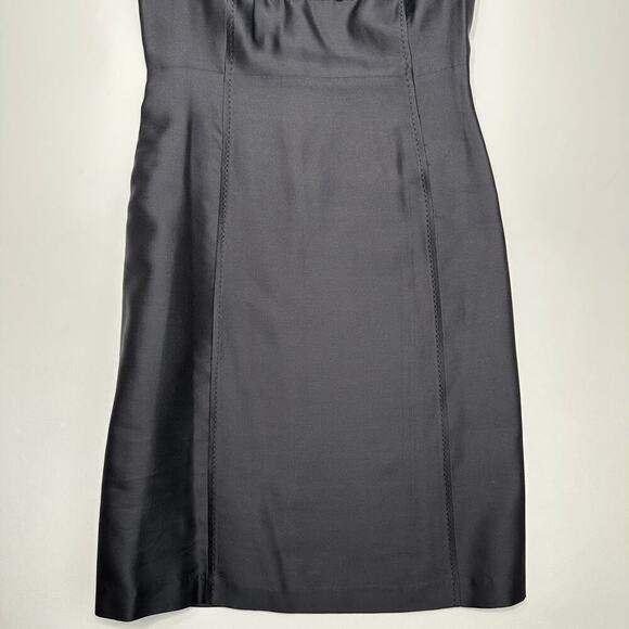 Tory Burch Beaded Neckline Black Sheath Dress - Picture 3 of 7